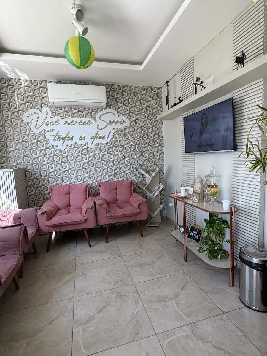Sala de espera na recepção
